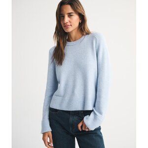 Abercrombie Madeline Merino Blend Sweater in Blue (M)